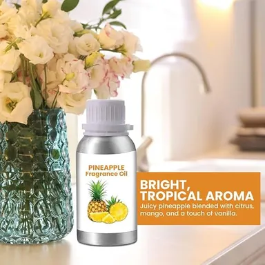Pineapple Fragrance Oil for Soap Making & Candle Making – 100ml | Premium Tropical Scent for DIY Candles, Soaps, Wax Melts, Diffusers & Crafts thumbnail 3