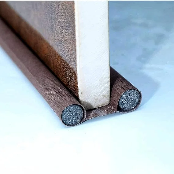 Twin Door Draft Stopper Double Sided Fabric Door Bottom Seal Guard for Noise Reduction Energy Saving Weatherproof Insulation Dust Blocking Home Office Room Door Protector Pack of 3 image 1