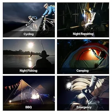 Rechargeable Keychain Mini Flashlight 4 Light Modes Ultralight Portable Pocket LED Torch with Folding Bracket Bottle Opener Magnetic Base for Camping Walking Outdoor Emergency Use thumbnail 1