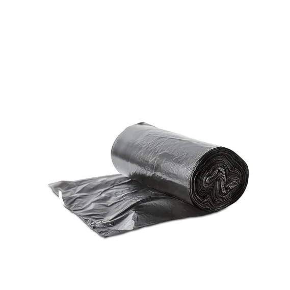 Medium Black Garbage Bags for Dustbin 30 Pieces, 19 x 21 Inches Trash Bags Covers for Wet & Dry Waste, Leak Resistant Kitchen Bin Liners for Home Office Cleaning image 5