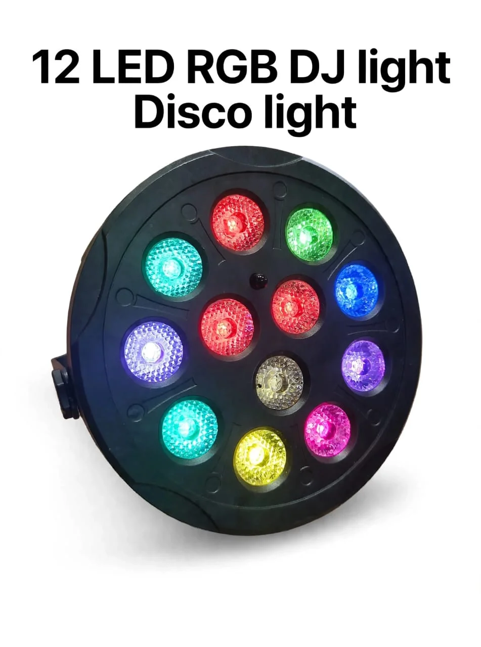 12 LED Dj Light Multicolour Magic Light Party Light Mini Disco dj Light image 1