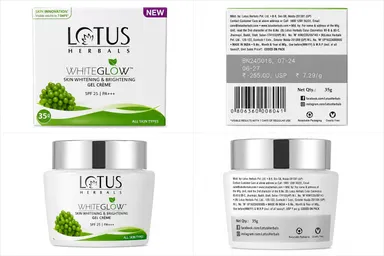Lotus Herbals WhiteGlow Brightening Gel Crème SPF 25 PA+++ - 35g thumbnail 1