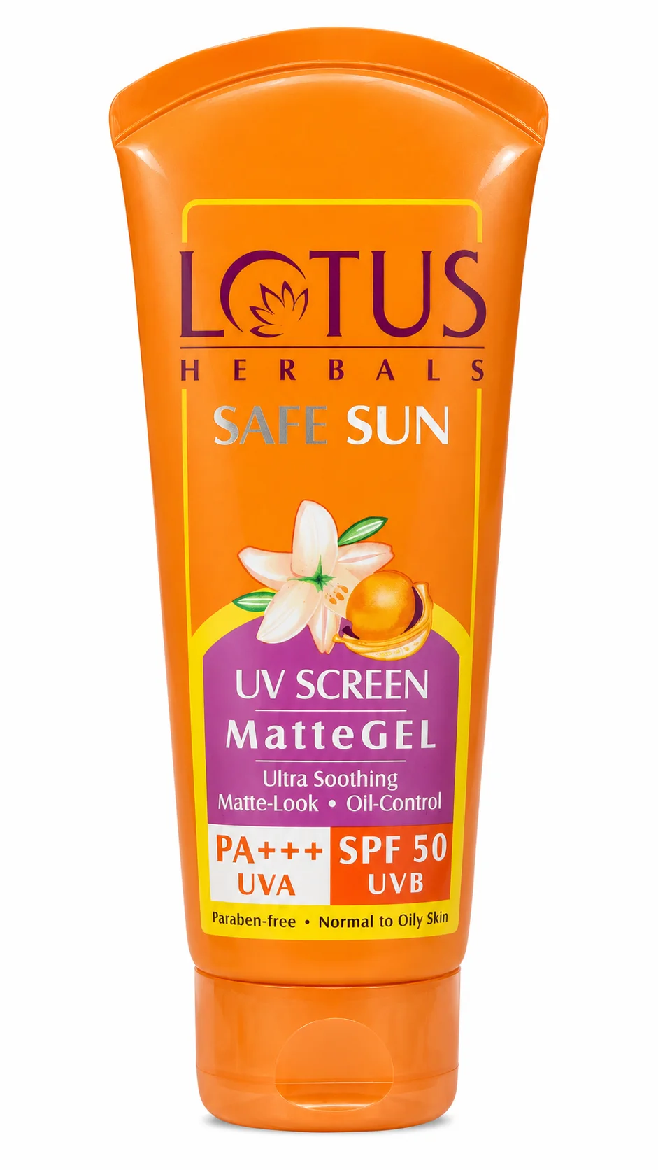 Lotus Herbals Safe Sun UV Screen MatteGEL SPF 50 PA+++ Sunscreen image 1
