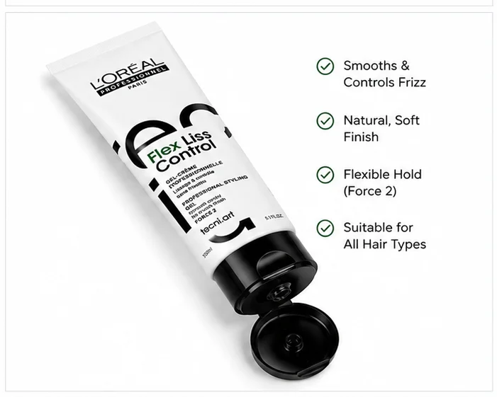 L'Oréal Professionnel Tecni.Art Flex Liss Control Styling Gel-Cream - 150ml image 3