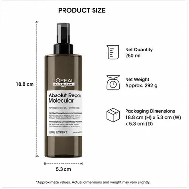 L'Oréal Professionnel Serie Expert Absolut Repair Molecular Pre-Treatment - 250ml thumbnail 2