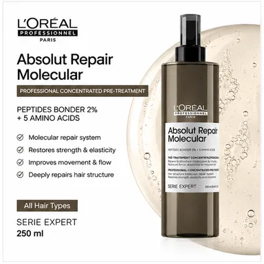 L'Oréal Professionnel Serie Expert Absolut Repair Molecular Pre-Treatment - 250ml thumbnail 3