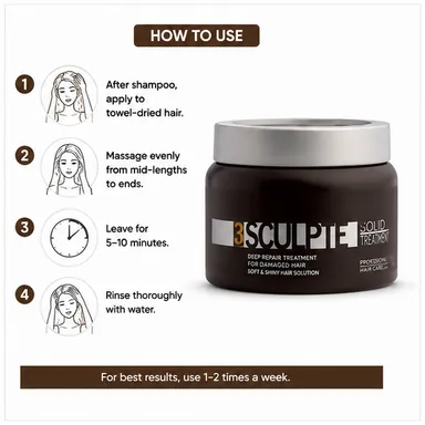 L'Oréal Professionnel Homme 3 Sculpted Solid Hair Styling Treatment thumbnail 2