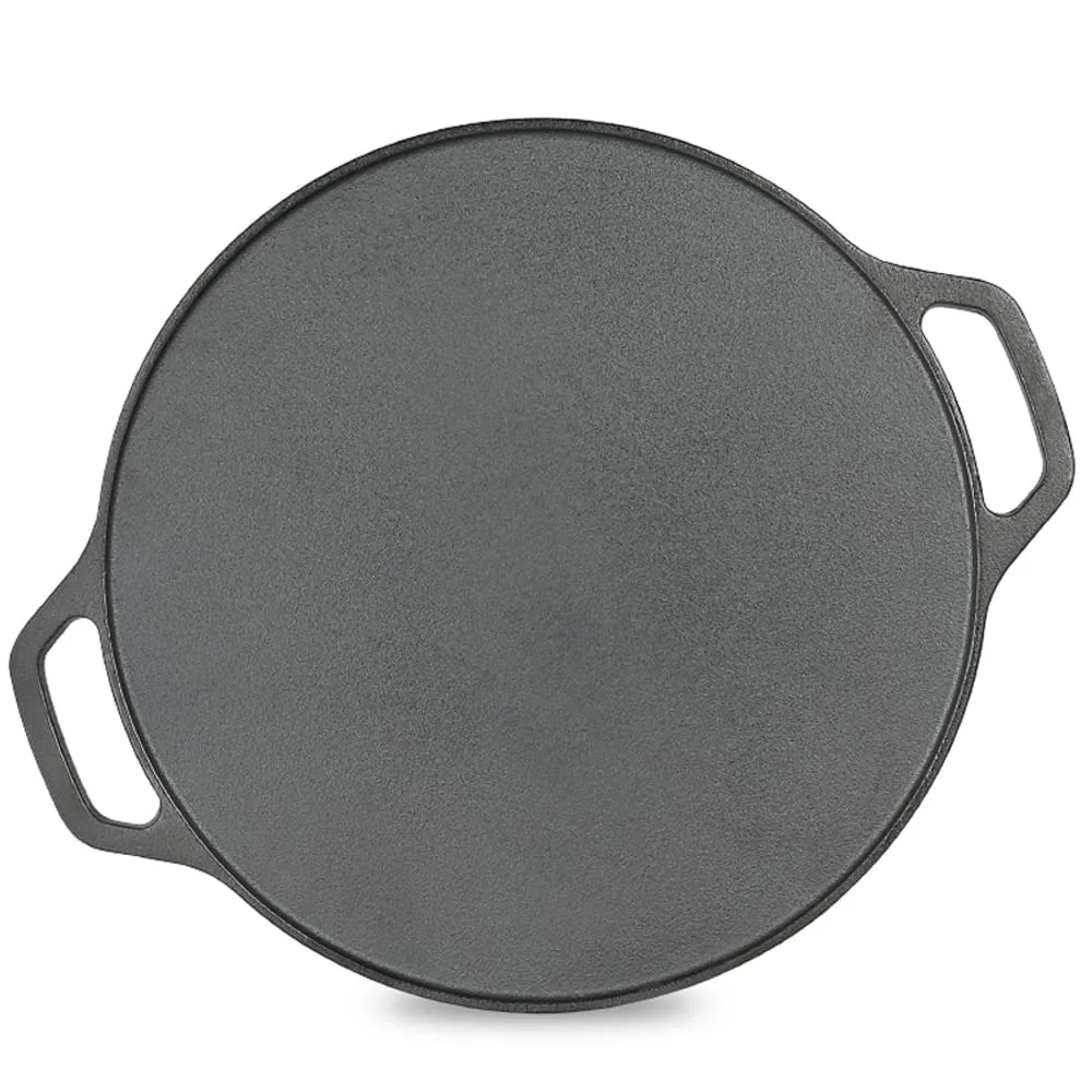 Prestige 30 cm Cast Iron Dosa Tawa Heavy Gauge Durable Cookware | Even Heat Retention | Gas Induction Compatible | Premium Cast Iron Griddle Pan India image 1