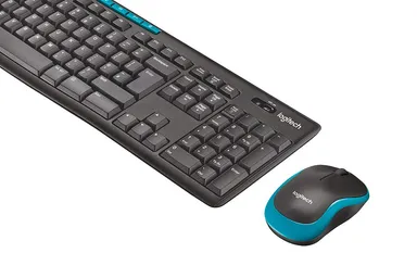 Logitech MK275 USB Wireless Keyboard and Mouse Combo Full-Size 2.4 GHz Nano Receiver with 8 Multimedia Keys, Spill-Resistant Design for Windows PC & Laptop thumbnail 5