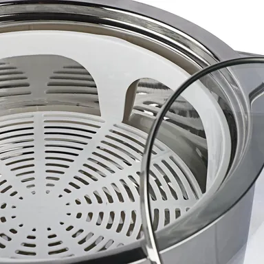 Cello Roti Plus Insulated Stainless Steel Casserole with Glass Lid | Double Walled, PU Insulated Roti Hot Pot for Kitchen, Chapati & Food Storage | Silver thumbnail 6