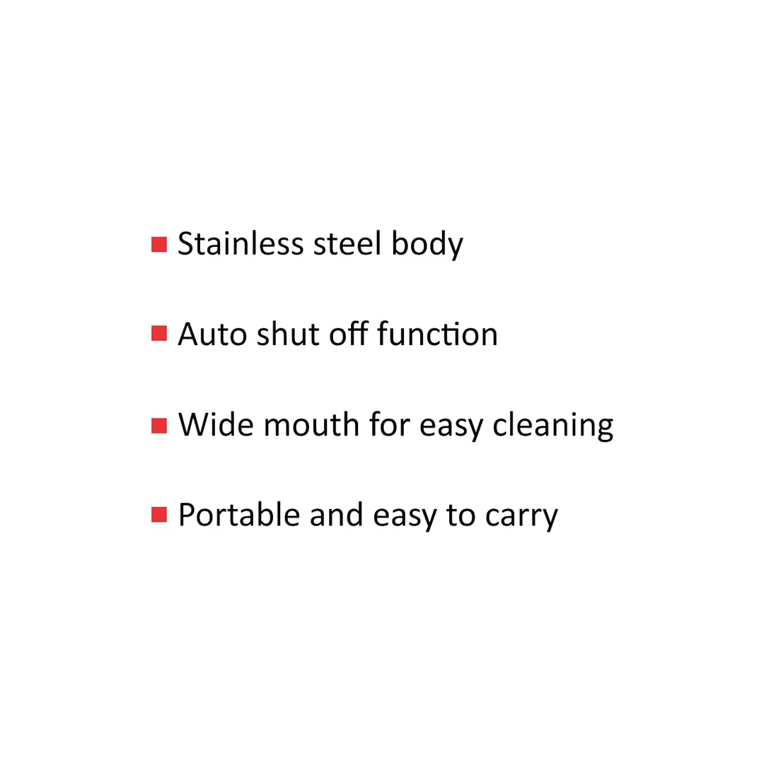 Cello Quick Boil 900 Electric Kettle | Stainless Steel | 1 Litre | 1200W Auto Shut Off | Easy Grip Handle | Travel, Office, Home Use image 6