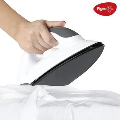Pigeon Comfy-Dry Iron 1000W | Lightweight White Dry Iron| Best for Cotton & Silk Clothes | Fast Heating| Ergonomic Design image 5