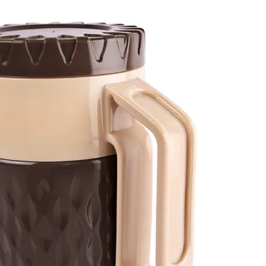 Cello Puro Tuff Insulated Jug 750 ml Brown BPA-Free Double Wall Hot Cold Retention Thermoware Leakproof Travel Office Water Jug India Buy Online thumbnail 2