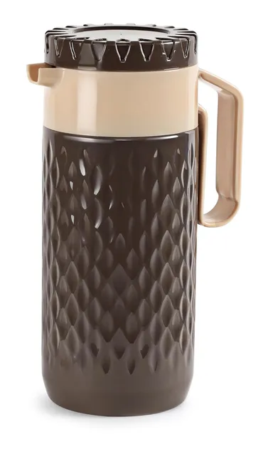 Cello Puro Tuff Insulated Jug 750 ml Brown BPA-Free Double Wall Hot Cold Retention Thermoware Leakproof Travel Office Water Jug India Buy Online thumbnail 6