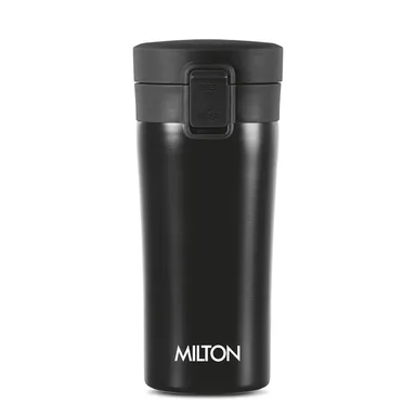 MILTON Thermosteel Vacuum Insulated Travel Coffee Mug 300ml | Black, ISI Certified, Spill Proof, Leakproof & Rustproof | Prolonged Hot & Cold Retention, Easy Sip, On-The-Go Coffee Cup thumbnail 51
