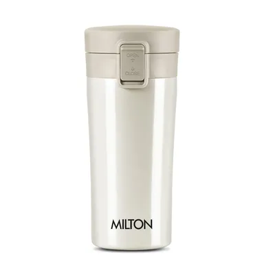 MILTON Thermosteel Vacuum Insulated Travel Coffee Mug 300ml | Black, ISI Certified, Spill Proof, Leakproof & Rustproof | Prolonged Hot & Cold Retention, Easy Sip, On-The-Go Coffee Cup thumbnail 20