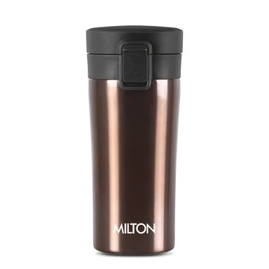 MILTON Thermosteel Vacuum Insulated Travel Coffee Mug 300ml | Black, ISI Certified, Spill Proof, Leakproof & Rustproof | Prolonged Hot & Cold Retention, Easy Sip, On-The-Go Coffee Cup thumbnail 41
