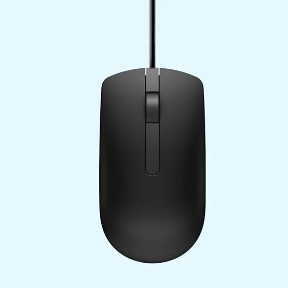 Dell MS116 Wired Optical Mouse | 1000DPI | LED Tracking | Scrolling Wheel | Plug and Play image 4