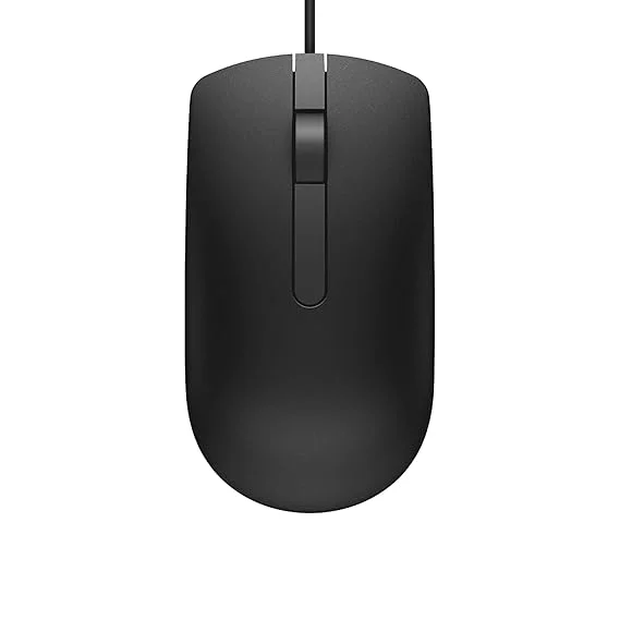 Dell MS116 Wired Optical Mouse | 1000DPI | LED Tracking | Scrolling Wheel | Plug and Play image 1