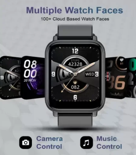 Fire-Boltt Ninja Pro Max 40.6mm (1.6") Smart Watch Resistance| Black Strap| Free Size image 2