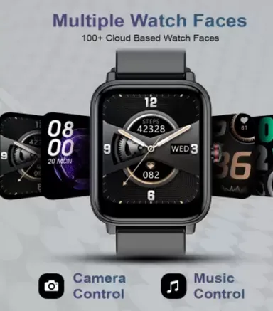 Fire-Boltt Ninja Pro Max 40.6mm (1.6") Smart Watch  Resistance| Black Strap| Free Size thumbnail 1