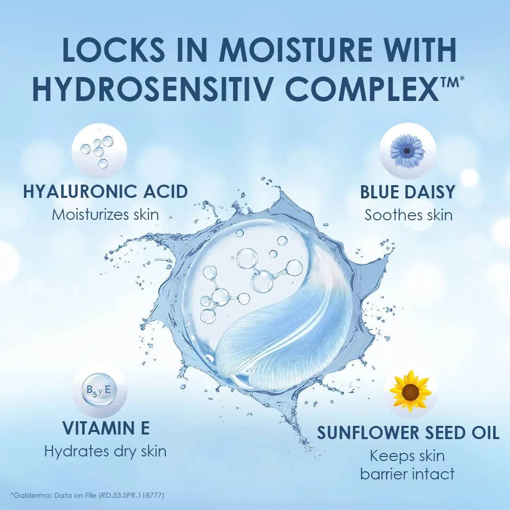 Cetaphil Optimal Hydration Replenishing Body Lotion 237ml | Lightweight & Non-Greasy | Hyaluronic Acid, Sunflower Oil image 4