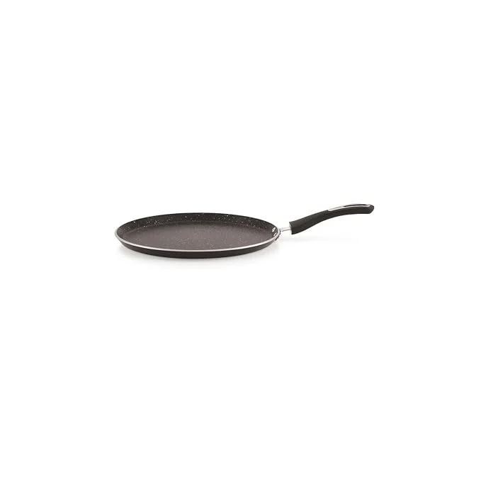CELLO Granitas 28 cm Premium Non-Stick Induction Dosa Tawa – Granite Finish image 1