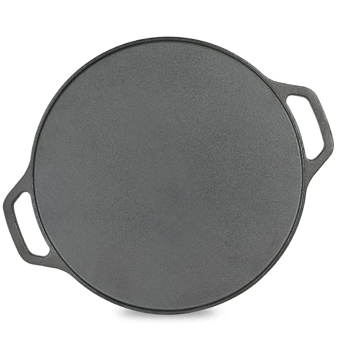 Prestige 30 cm Cast Iron Dosa Tawa Heavy Gauge Gas & Induction Compatible Superior Heat Retention Crispy Dosa Pan image 3
