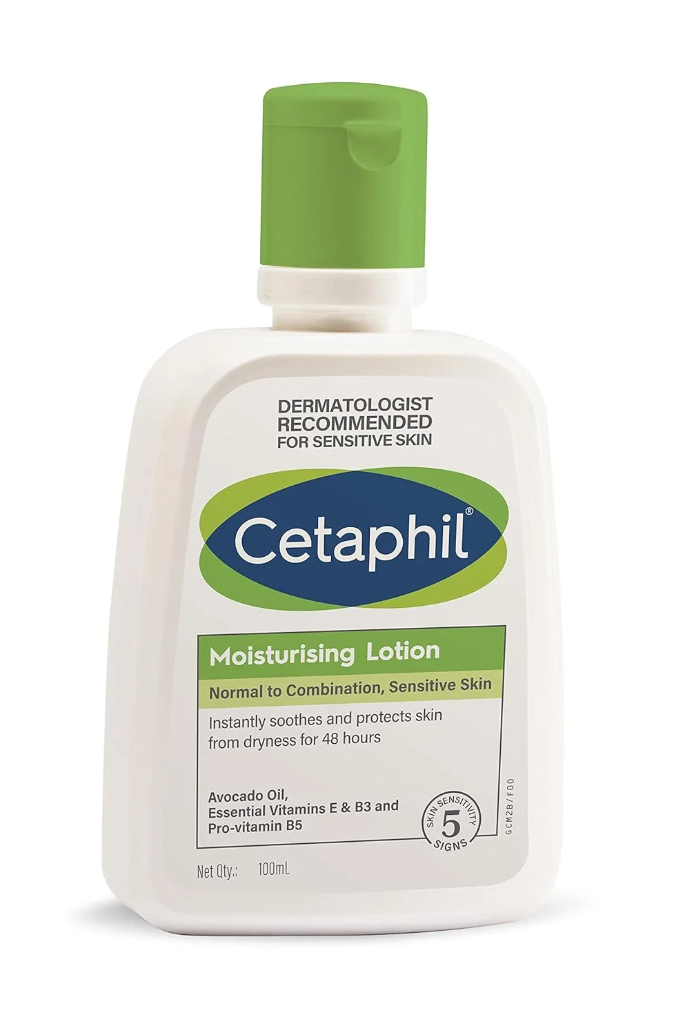 Cetaphil Moisturizing Lotion for Dry to Normal, Sensitive Skin 100ml | Niacinamide, Panthenol, Non Greasy, Paraben & Sulphate Free, Dermatologist Recommended image 1