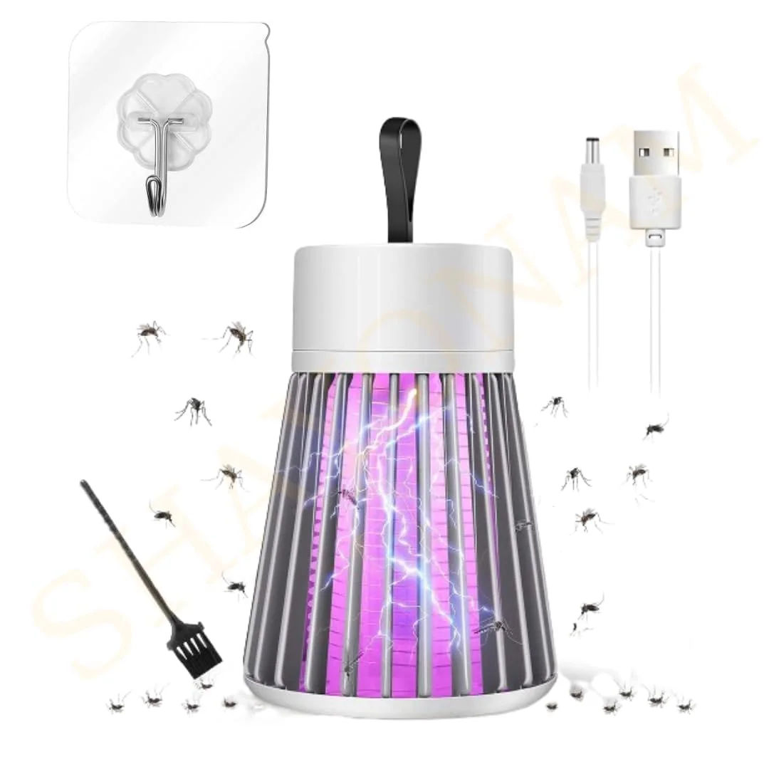 Geckoman Eco Friendly LED Mosquito Killer Lamp with USB Power | Electronic Mosquito Trap for Home & Bedroom (MOS LED) image 1