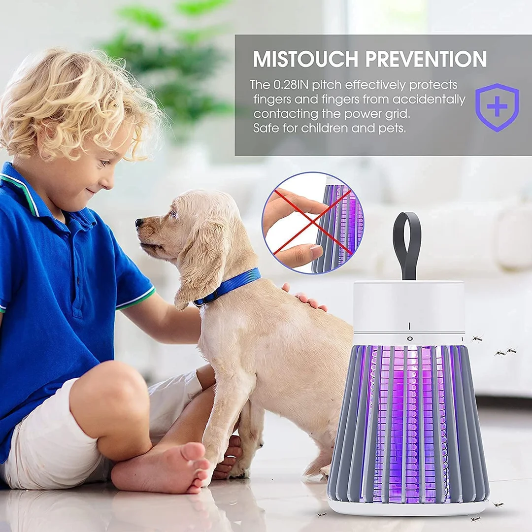 Geckoman Eco Friendly LED Mosquito Killer Lamp with USB Power | Electronic Mosquito Trap for Home & Bedroom (MOS LED) image 3