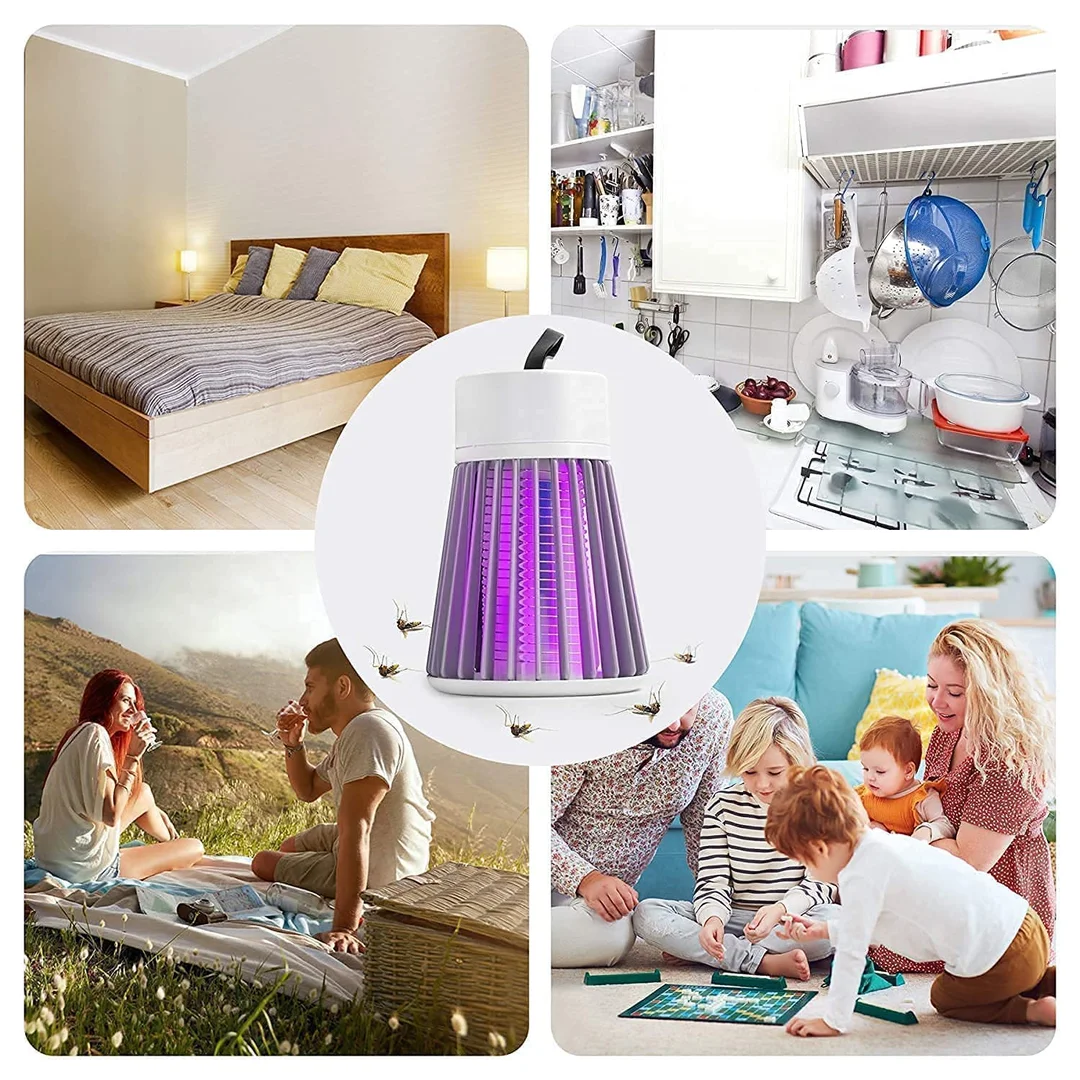 Geckoman Eco Friendly LED Mosquito Killer Lamp with USB Power | Electronic Mosquito Trap for Home & Bedroom (MOS LED) image 5