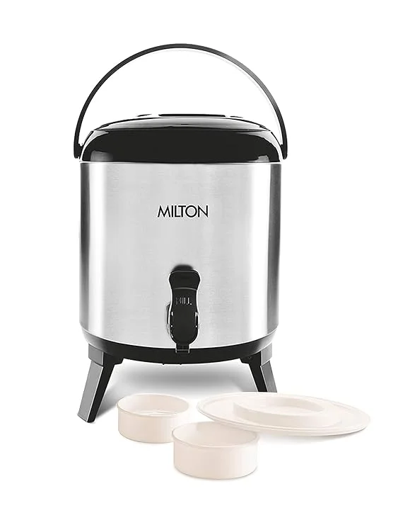 Milton Stellar 5 Thermosteel 4.6L Insulated Stainless Steel Jug with PU Insulation Hot & Cold Water Storage | Leakproof Hygienic Design for Home Office Events image 4