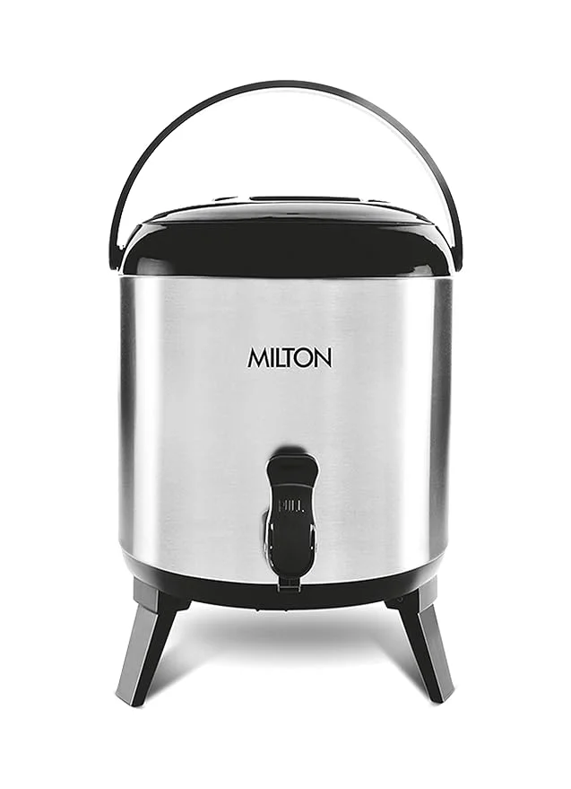 Milton Stellar 5 Thermosteel 4.6L Insulated Stainless Steel Jug with PU Insulation Hot & Cold Water Storage | Leakproof Hygienic Design for Home Office Events image 1