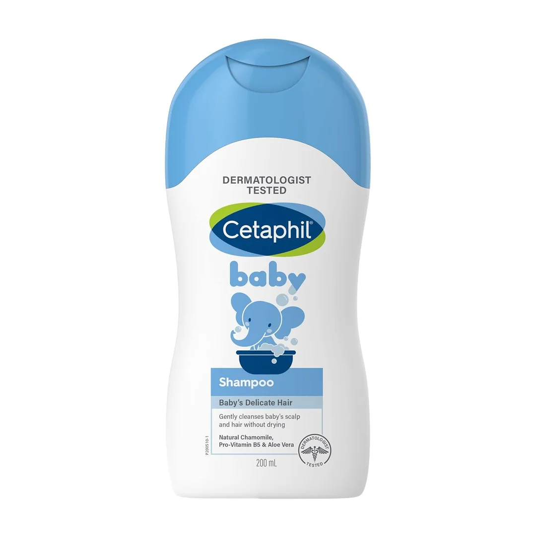 Cetaphil Baby Shampoo 200 ml | Gentle Hypoallergenic |Tear-Free Baby Shampoo for Sensitive Skin image 1