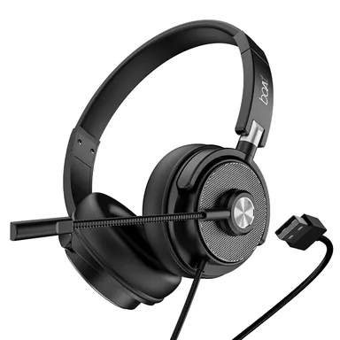 boAt Bassheads 900 Pro Wired Headphones with 40mm Drivers, Foldable Design, Remote Control & Unidirectional Mic (Black) thumbnail 0