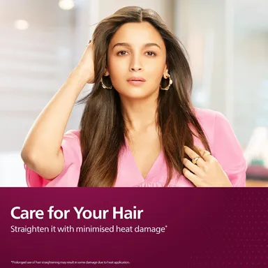 Philips Selfie Hair Straightener HP8302/06 Ceramic Hair Straightener for Damaged Hair with SilkPro Care, No Heat Damage, Compact & Fast Heating, Salon-Quality Styling at Home thumbnail 7