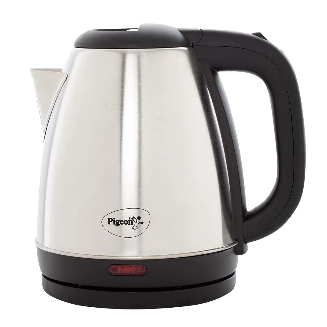 Pigeon Amaze Plus 1.5L Stainless Steel Electric Kettle 1300W Auto Shut-off Fast Boil Cordless Base Comfortable Pour Kitchen Appliance image 1