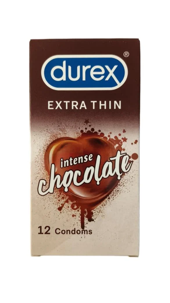 Premium Durex Extra Thin Intense Chocolate Flavoured Condoms for Men 10s – Ultra-Thin Lubricated Latex Condoms High Sensitivity Oral Sex Protection Pac image 6