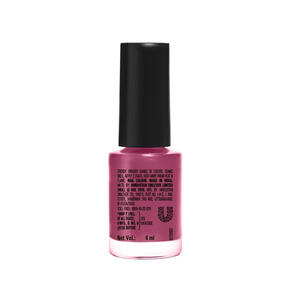 LAKMÉ True Wear Glossy Finish Nail Polish | Long Lasting & Vibrant Nail Paint, Quick-Dry, Affordable Color, 6ml image 2