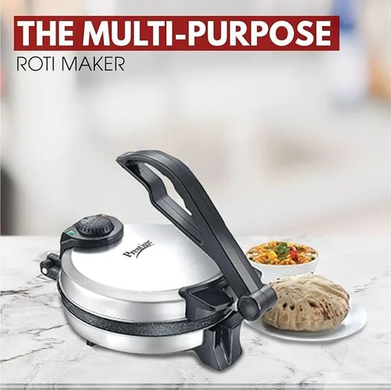 Prestige PRM 5.0 Multi-Purpose Electric Roti Maker and Khakra Maker with Non-Stick Plates for Daily Home Kitchen Use image 3