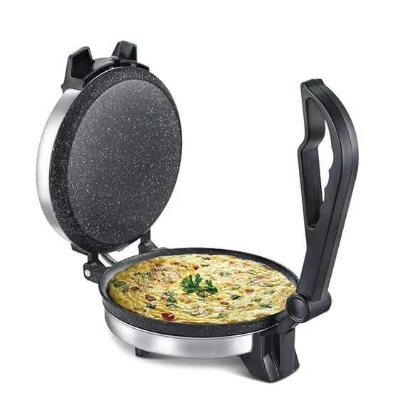 Prestige PRM 5.0 Multi-Purpose Electric Roti Maker and Khakra Maker with Non-Stick Plates for Daily Home Kitchen Use image 6